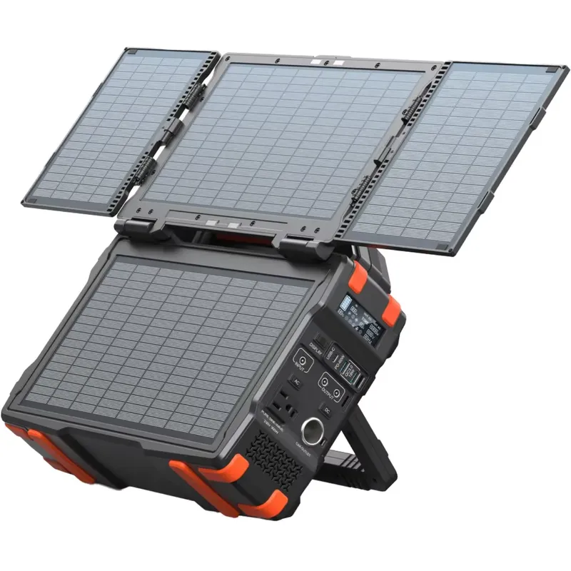 300W Portable Power Station wi - Folding Solar Panel review and price