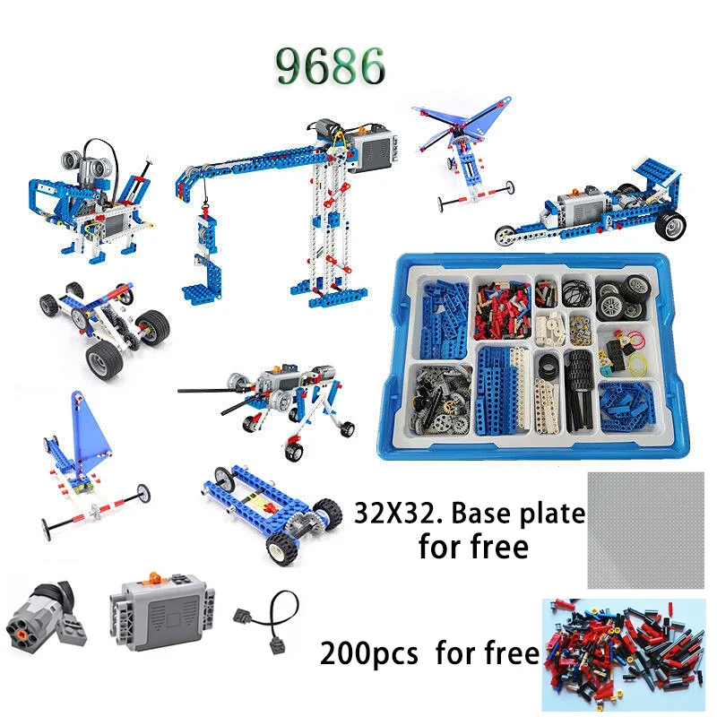 9686 High-Tech parts multi Tec - Renewable Energy Lego review and price
