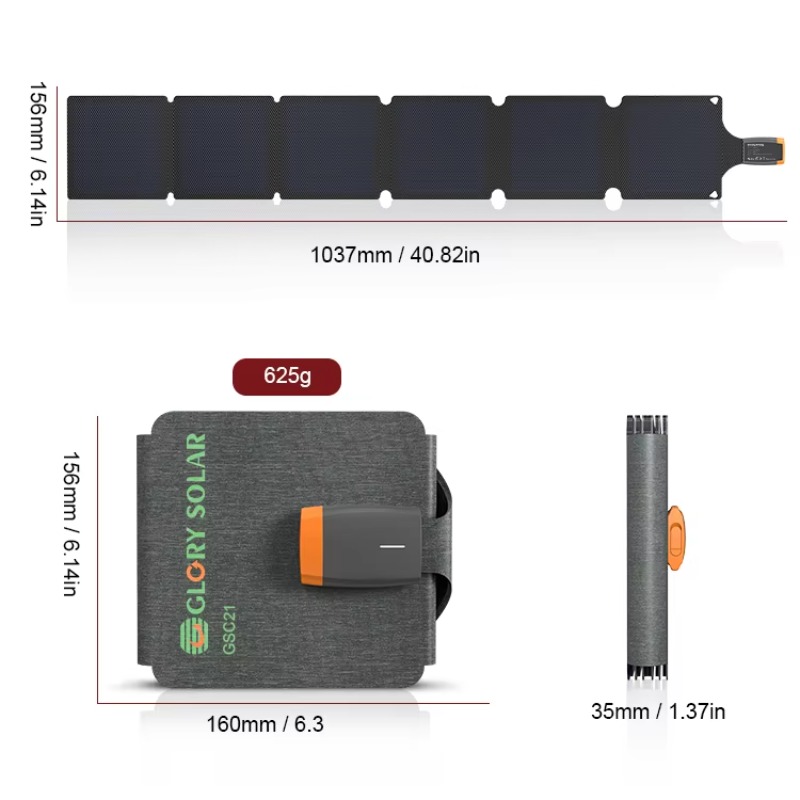 21W 6-Fold Solar Panel Charger - Folding Solar Panel review and price