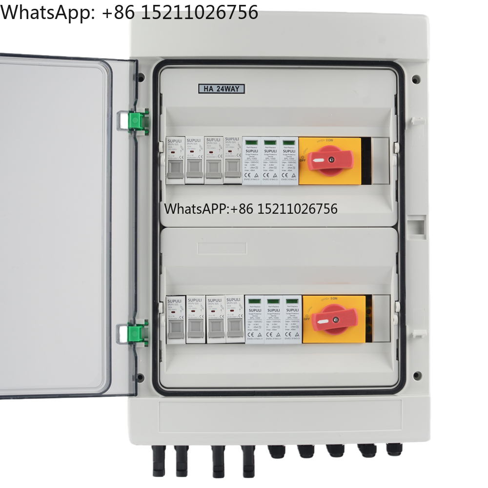 IP65 4 in 2 OUT 4 Strings 25A  - Solar Combiner Box review and price