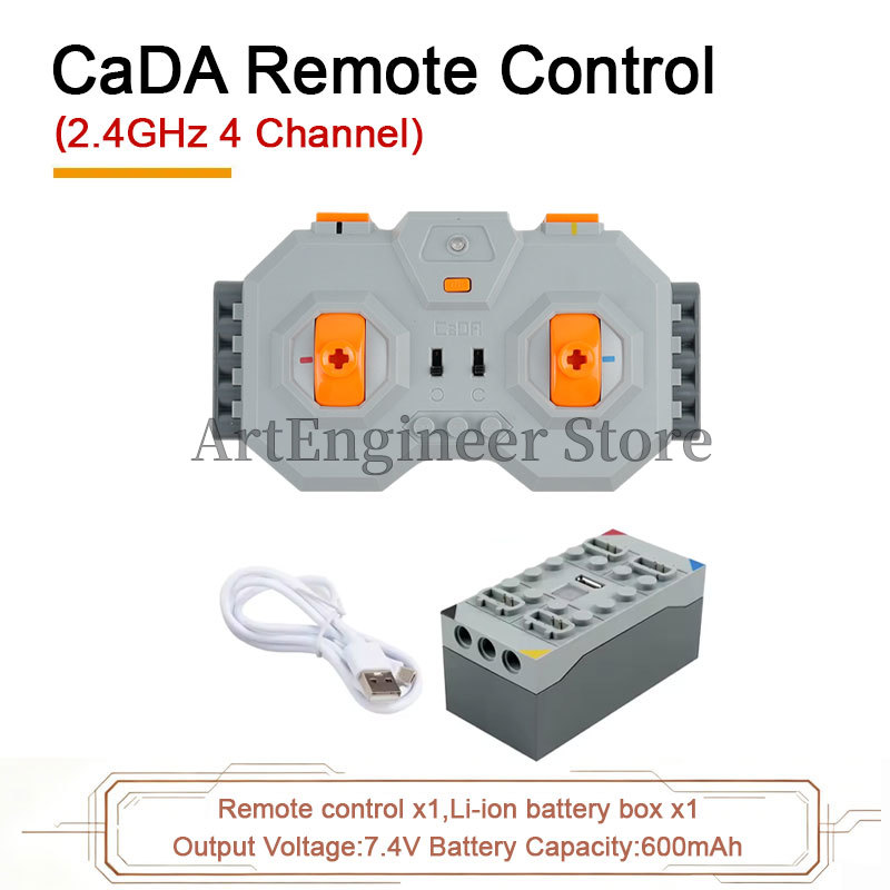 CaDA Power Functions M/L/Servo - Renewable Energy Lego review and price