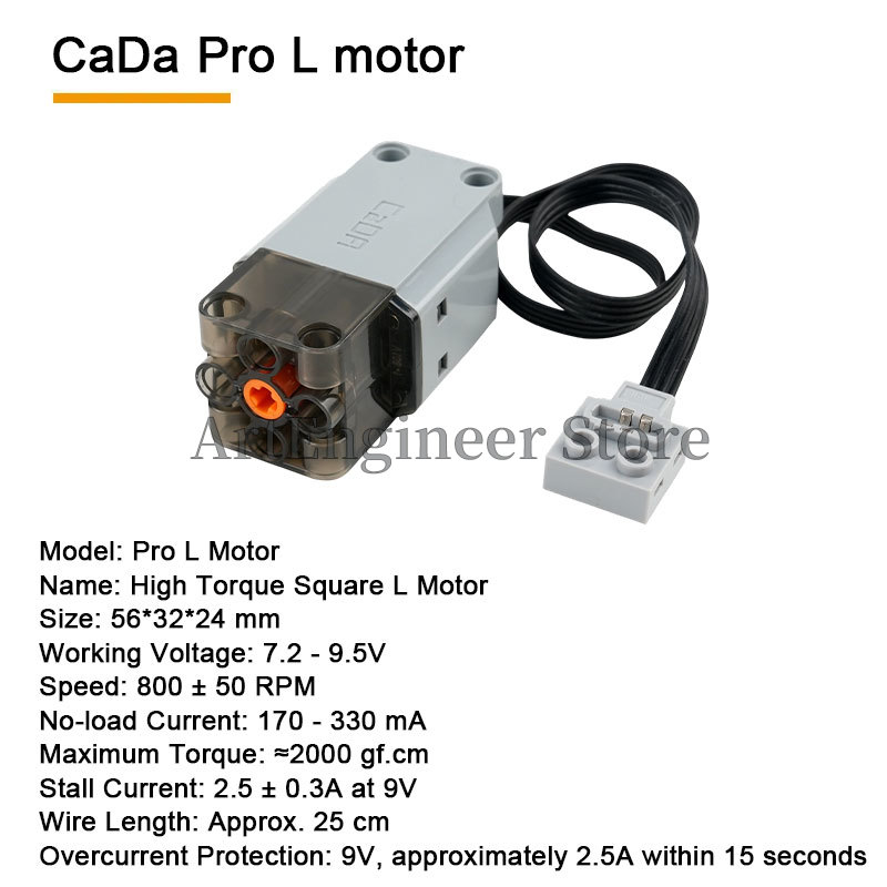 CaDA Power Functions M/L/Servo - Renewable Energy Lego review and price