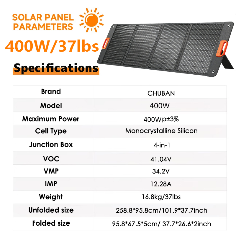 200W Foldable Solar Panel 400w - Folding Solar Panel review and price