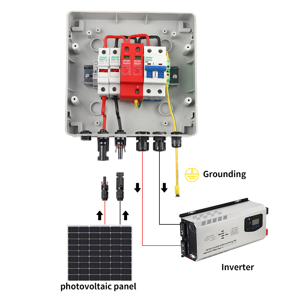PV Combiner Box DC 500V 1 Inpu - Solar Combiner Box review and price