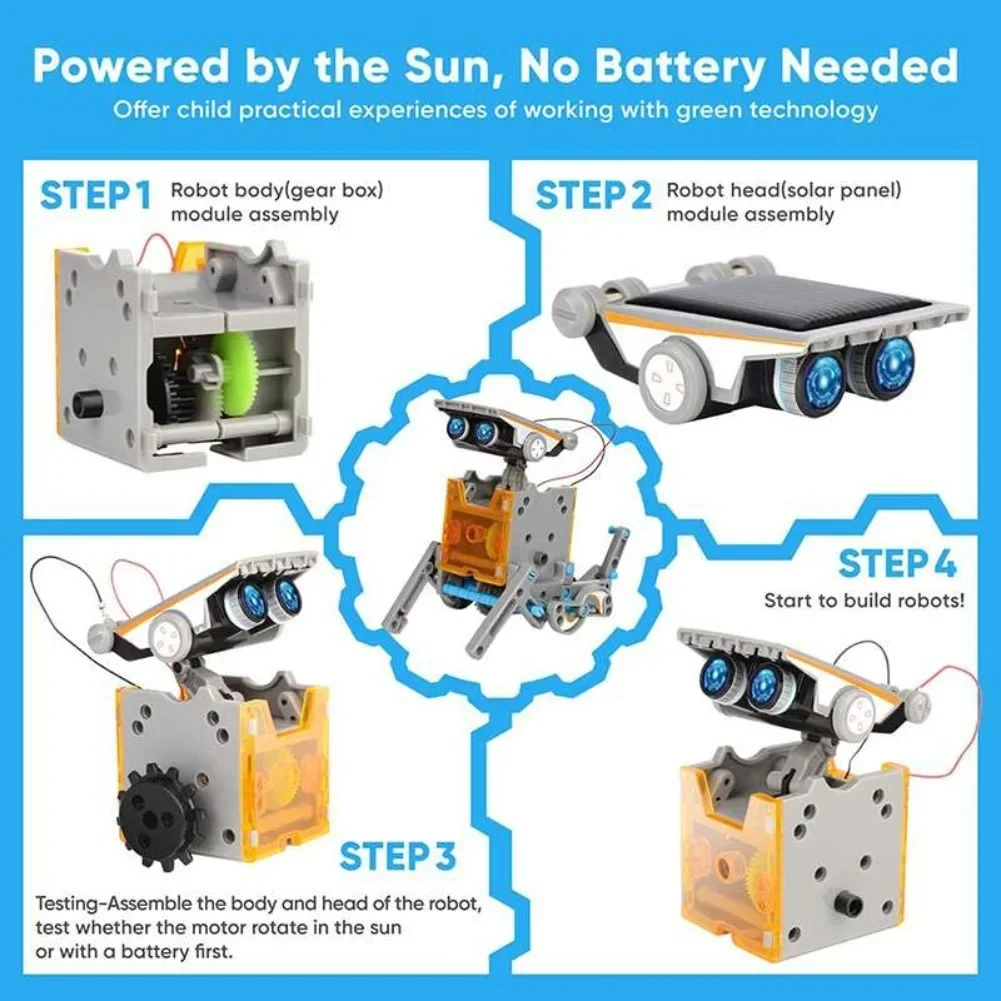 13 in 1 Solar Powered Robot Sc - Renewable Energy Lego review and price